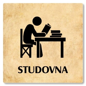 Studovna, 100x100mm, pergamen, Nevada
